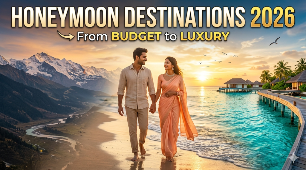Honeymoon Destinations India 2026: Best Honeymoon Trips from Delhi for Couples