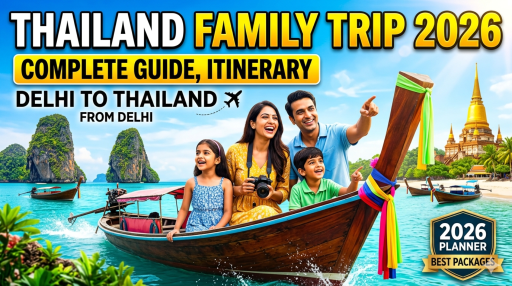 Thailand Family Trip Planner 2026: Complete Guide, Itinerary & Best Packages from Delhi
