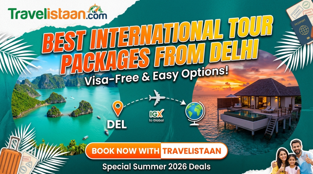 Best International Tour Packages from Delhi — Book with Travlistaan.com