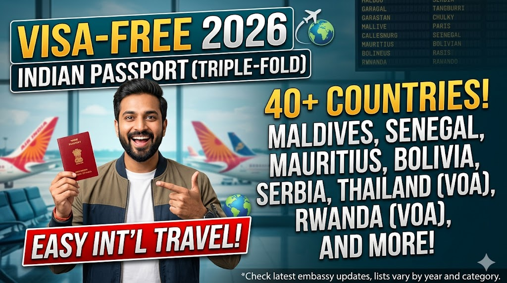 visa free countries for indians in 2026