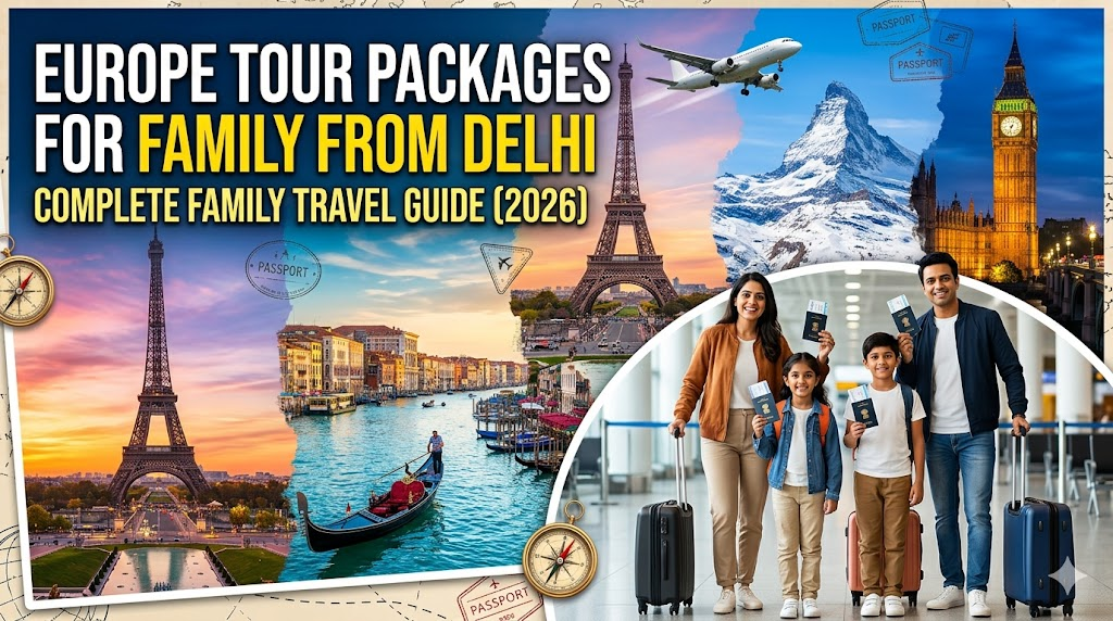Europe Tour Packages for Family from Delhi