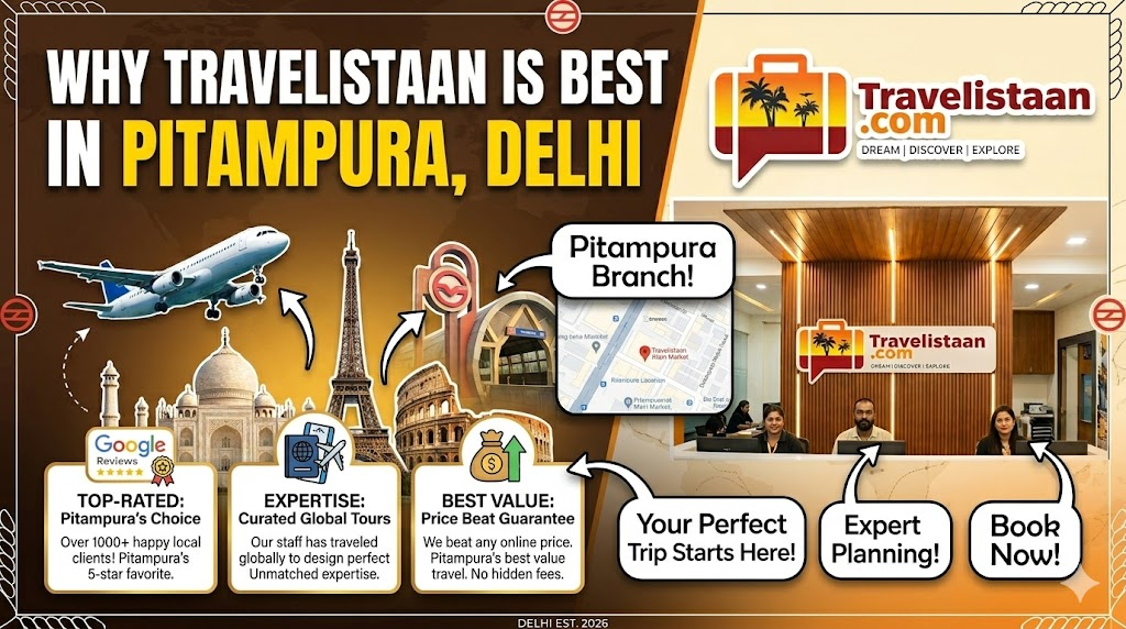 Best Travel Agency in Pitampura Delhi | Travelistaan