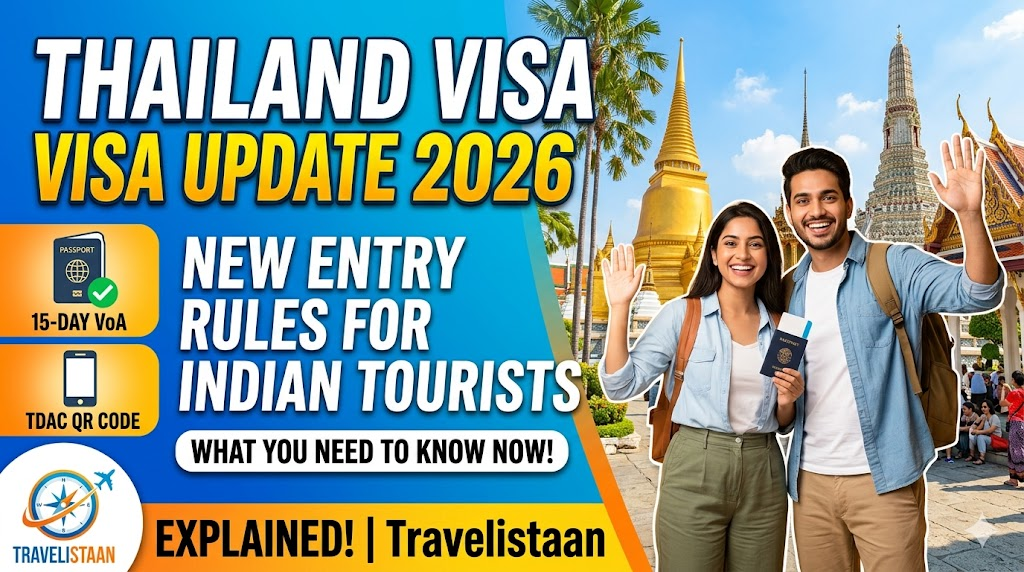 Thailand Visa Update 2026: New Entry Rules for Indian Tourists Explained by Travelistaan