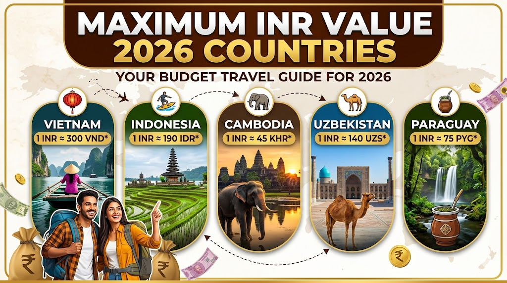 Countries Where Indian Rupee Gives Maximum Value in 2026 | Budget International Travel Guide