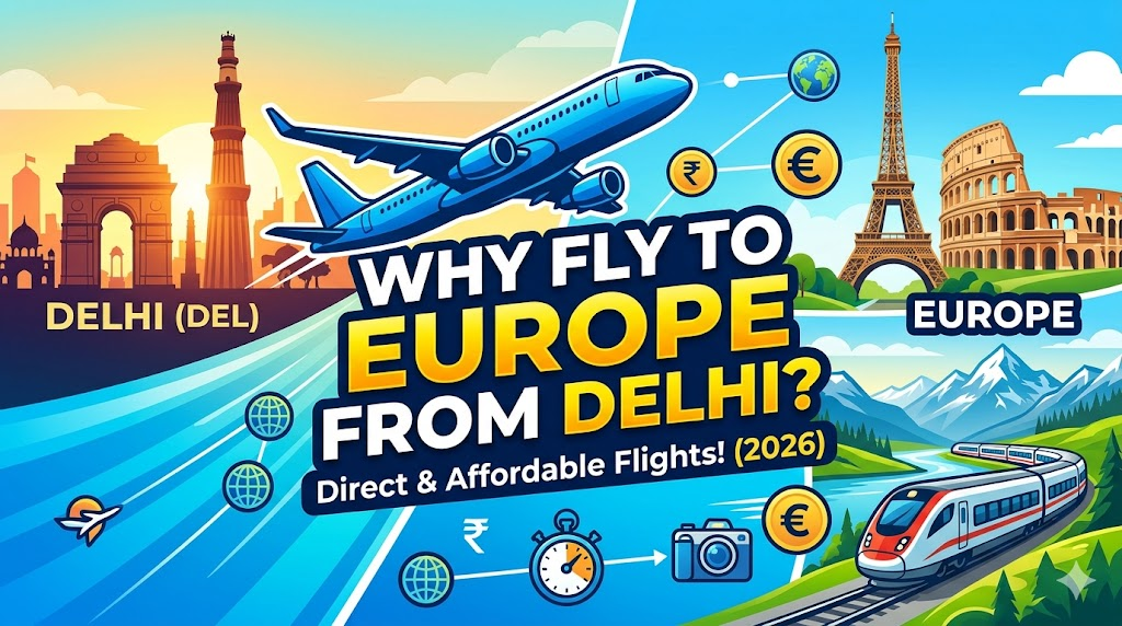 Cheapest International Flights from Delhi to Europe