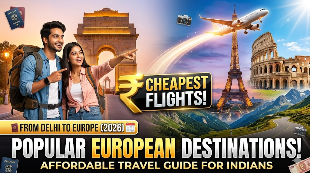 Cheapest International Flights from Delhi to Europe