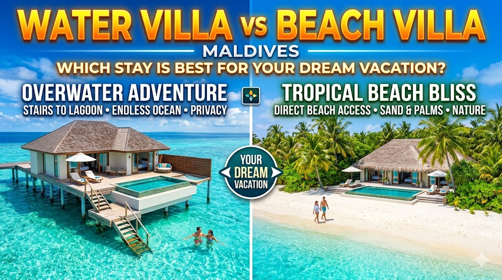 Water Villa vs Beach Villa: Which Maldives Stay is Best for Your Dream Vacation?
