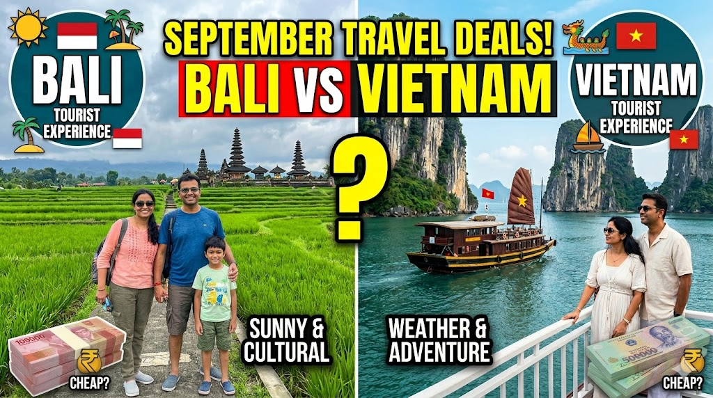Bali vs Vietnam in September