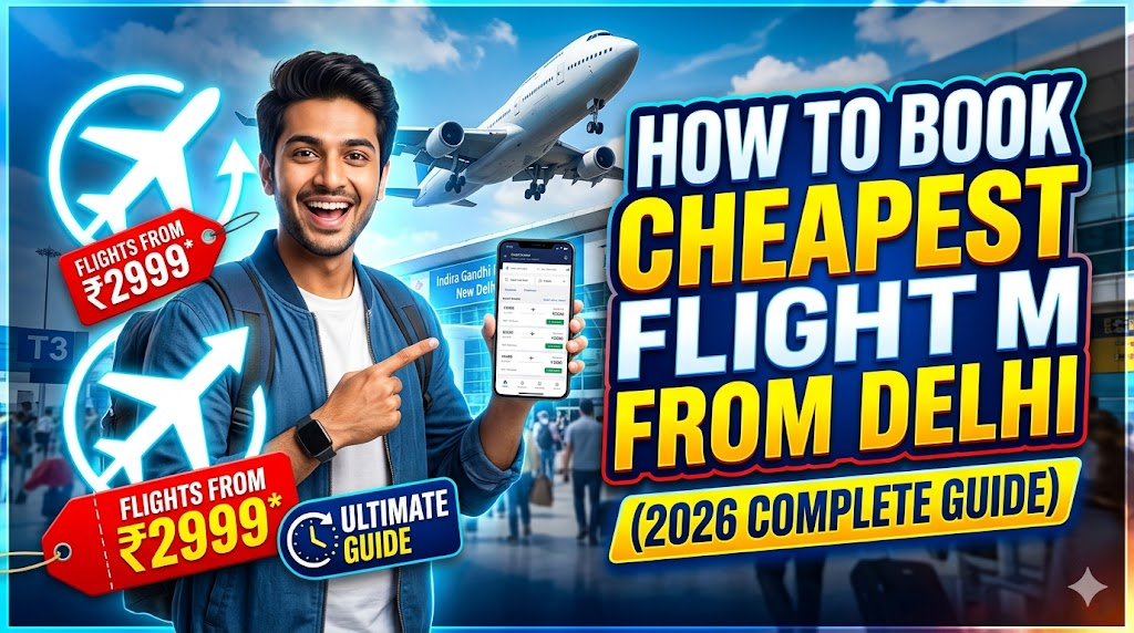 How to Book Cheapest Flights from Delhi (2026 Complete Guide)