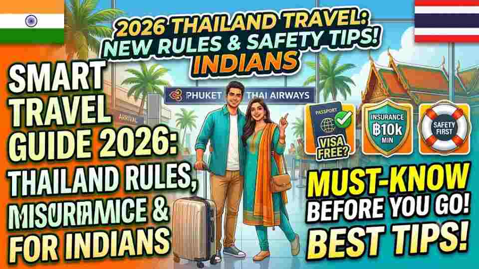 Smart Travel Guide 2026: Thailand Rules, Insurance & Safety Tips for Indians
