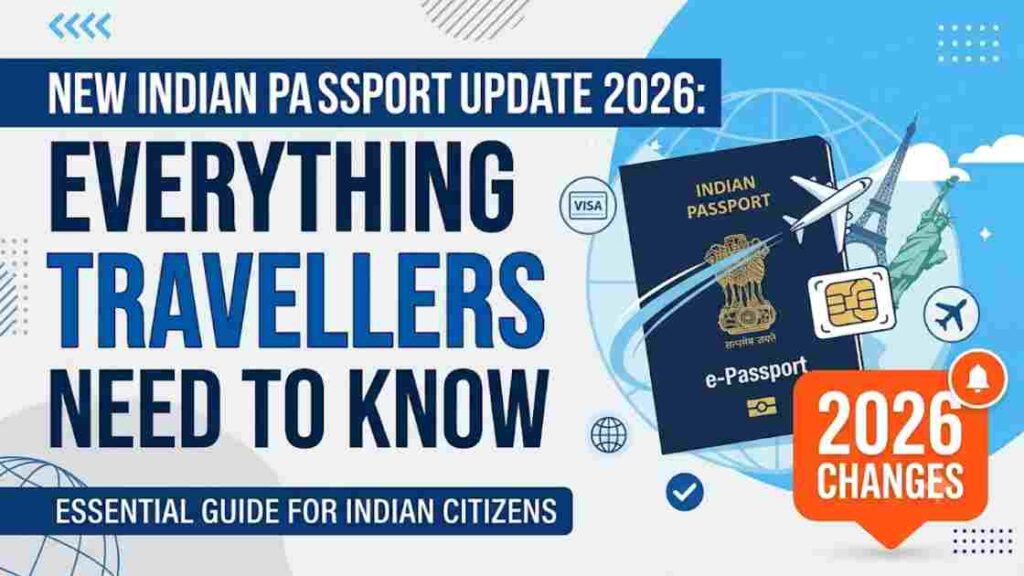 New Indian Passport Update 2026: Everything Indian Travellers Need to Know