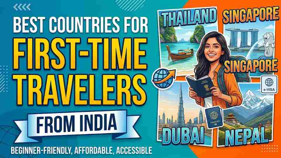 Best Countries for First-Time International Travelers from India (2026 Guide)