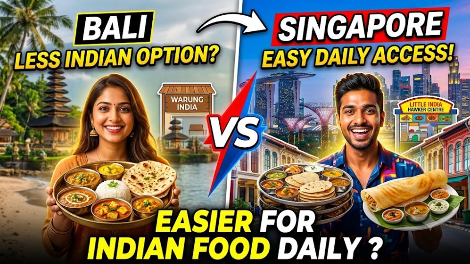 Bali vs Singapore: Which Is Easier If You Need Indian Food Daily?