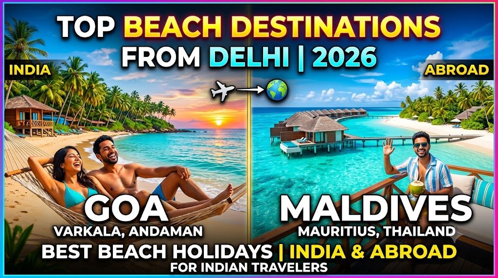 Top Beach Destinations from Delhi for Indian Travelers in 2026: Best Beach Holidays in India & Abroad