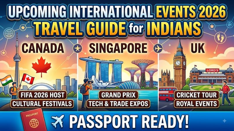 Upcoming International Events 2026 for Indians: Canada, Singapore & UK Travel Guide