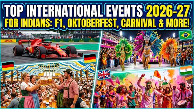Top International Events 2026–27 for Indians: F1, Oktoberfest, Carnival & More