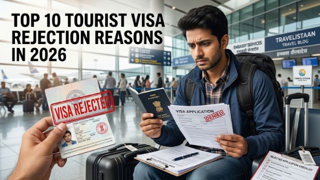 Top 10 Reasons Why Tourist Visas Get Rejected in 2026 & How to Avoid Them