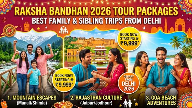 Raksha Bandhan 2026 Tour Packages: Best Family & Sibling Trips from Delhi